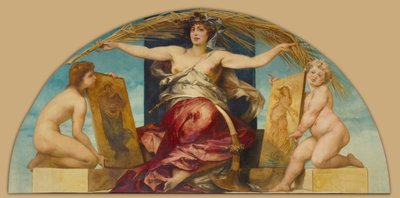 Allegory of Religious and Profane Painting by Hans Makart